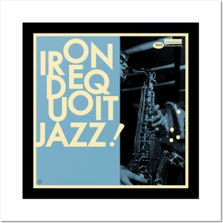 Irondequoit Jazz! (transparent black) Posters and Art